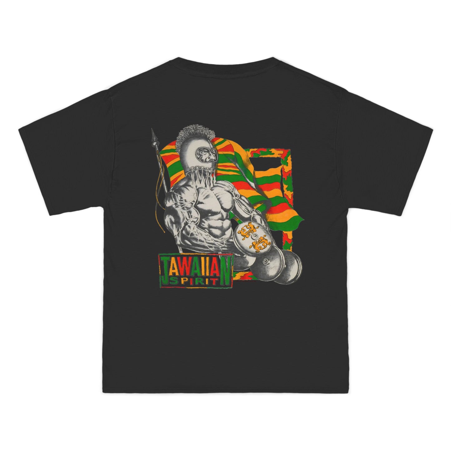 Jawaiian Strength Jawaiian Spirit Vintage Design 90s New Print Beefy-T®  Short-Sleeve T-Shirt