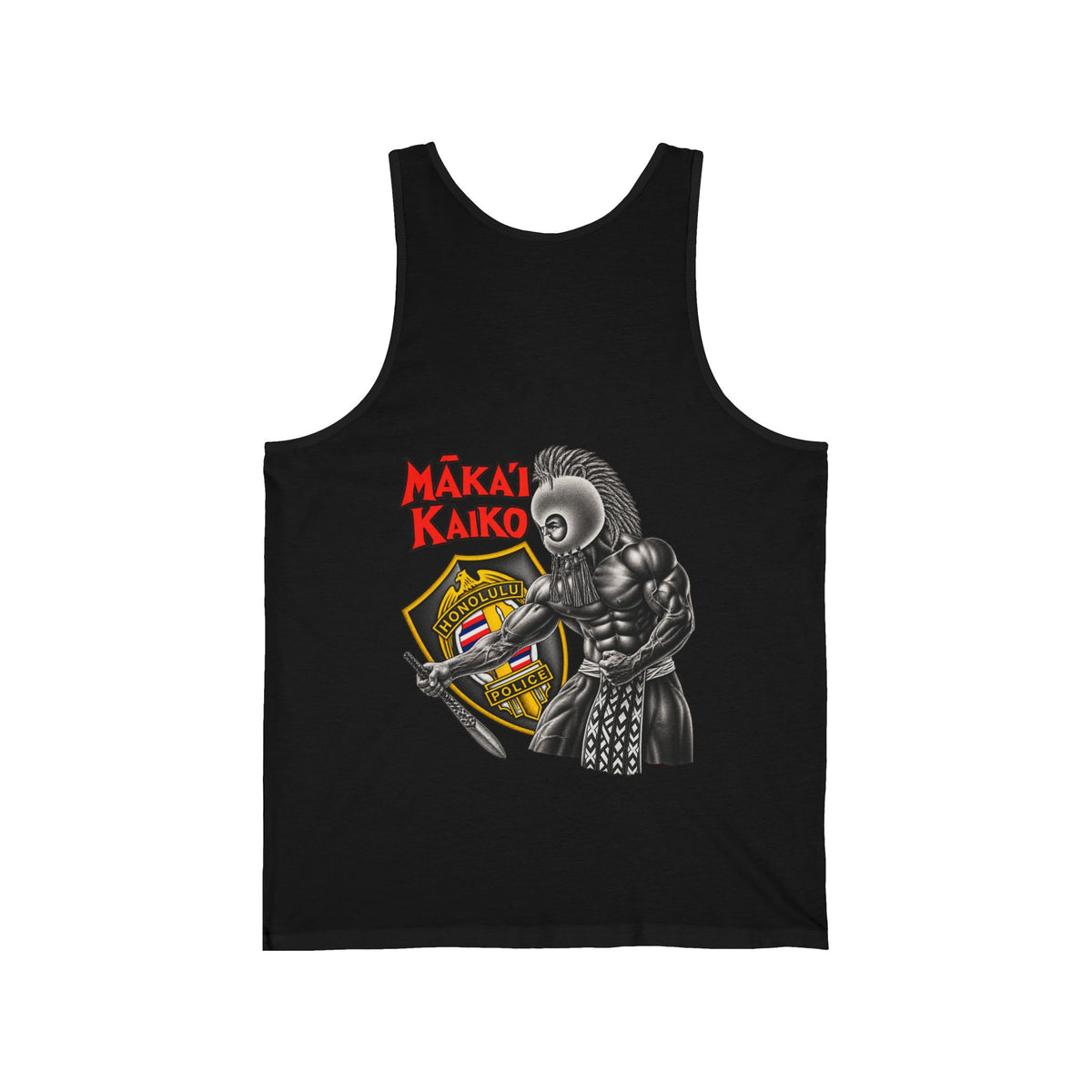 Hawaiian Strength Maka'i Kaiko Honolulu Police Unisex Jersey Tank