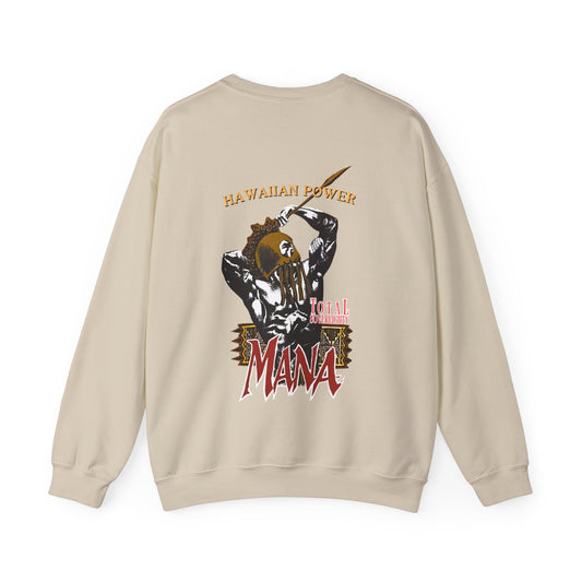 Hawaiian Strength Hawaiian Power Mana Total Sovereignty Vintage Design 90s New Print Unisex Heavy Blend™ Crewneck Sweatshirt