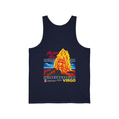 Hawaiian Strength Mahoe Mua Virgo Virgin Pele Unisex Jersey Tank