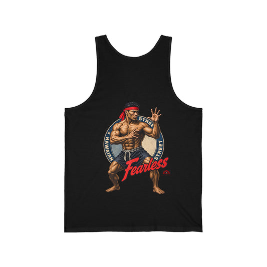 Filipino Strength Fearless Hawaiian Street Unisex Jersey Tank