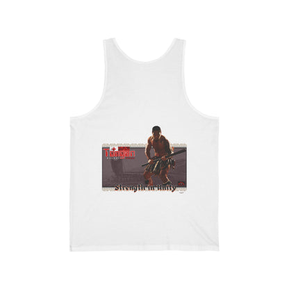 Local Strength Tongan Strength Malohi Stregnth in Unity Unisex Jersey Tank