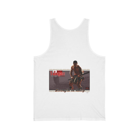 Local Strength Tongan Strength Malohi Stregnth in Unity Unisex Jersey Tank