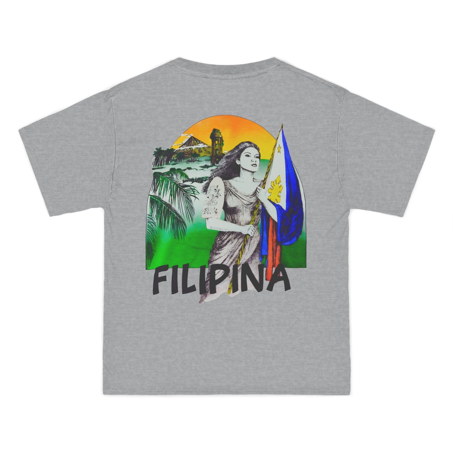 Filipino Strength Filipina Vintage Design 90s New Print Beefy-T®  Short-Sleeve T-Shirt