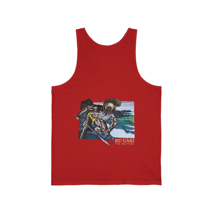 Hawaiian Strength Ku Uaki The Sentinel Unisex Jersey Tank