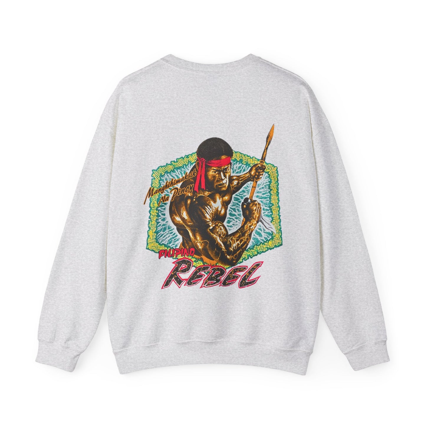 Filipino Strength Filipino Rebel Manghihimaksik Na Pinoy Vintage Design 90s New Print Unisex Heavy Blend™ Crewneck Sweatshirt