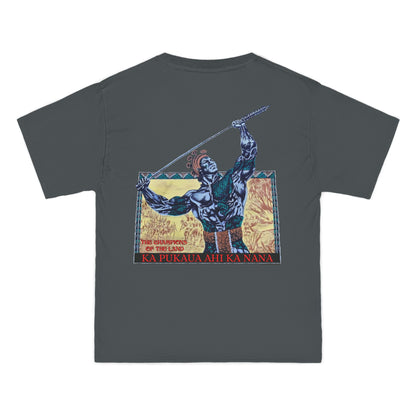 Hawaiian Strength The Champions of the Land Ka Pukaua Ahi Ka Nana Vintage Design 90s New Print Beefy-T®  Short-Sleeve T-Shirt