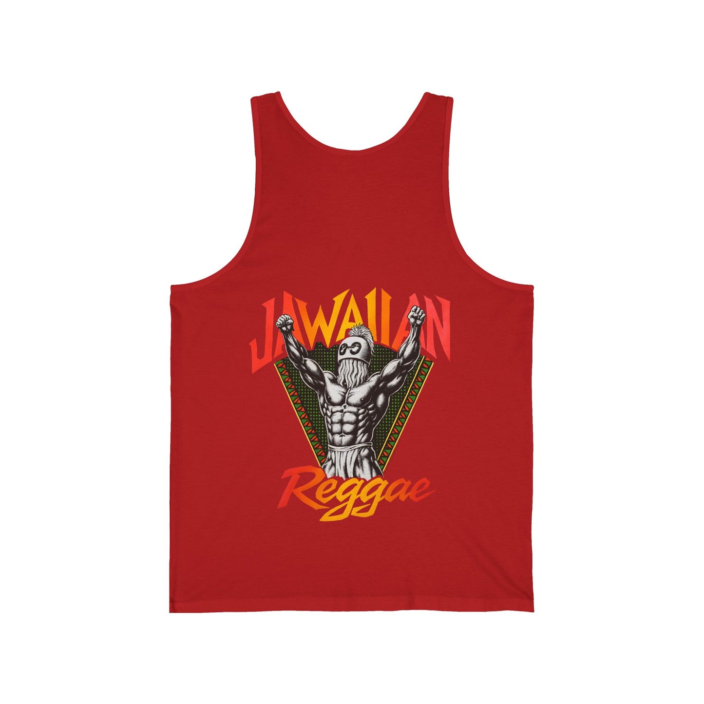 Jawaiian Strength Jawaiian Reggae Vintage Design 90s New Print Unisex Jersey Tank