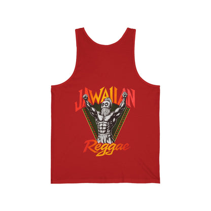 Jawaiian Strength Jawaiian Reggae Vintage Design 90s New Print Unisex Jersey Tank