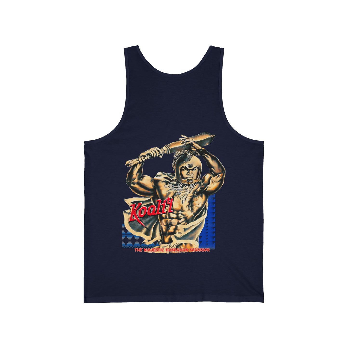 Hawaiian Strength Koali'i The Majestic Hawaiian Warrior Vintage Design 90s New Print Unisex Jersey Tank