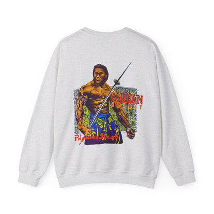 Samoan Strength Samoan Spirit Polynesian Strength Vintage Design 90s New Print Unisex Heavy Blend™ Crewneck Sweatshirt