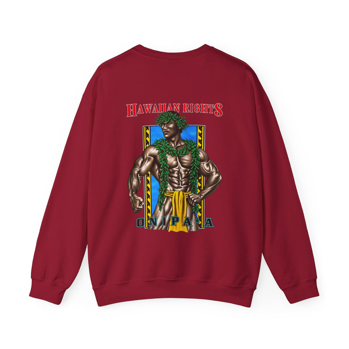 Hawaiian Strength Onipa’a Hawaiian Rights Unisex Heavy Blend™ Crewneck Sweatshirt