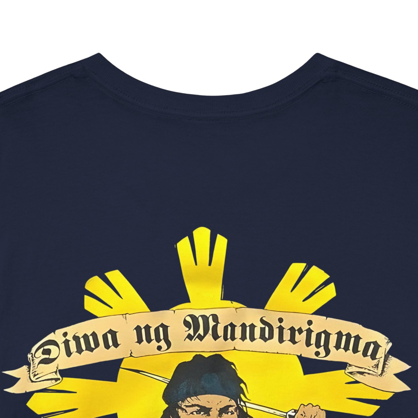 Filipino Strength Spirit of the Warrior Diwa ng Mandirigma Vintage Design 90s New Print Unisex Heavy Cotton Tee