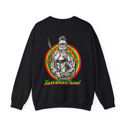 Jawaiian Strength Jawaiian Soul Vintage Design 90s New Print Unisex Heavy Blend™ Crewneck Sweatshirt