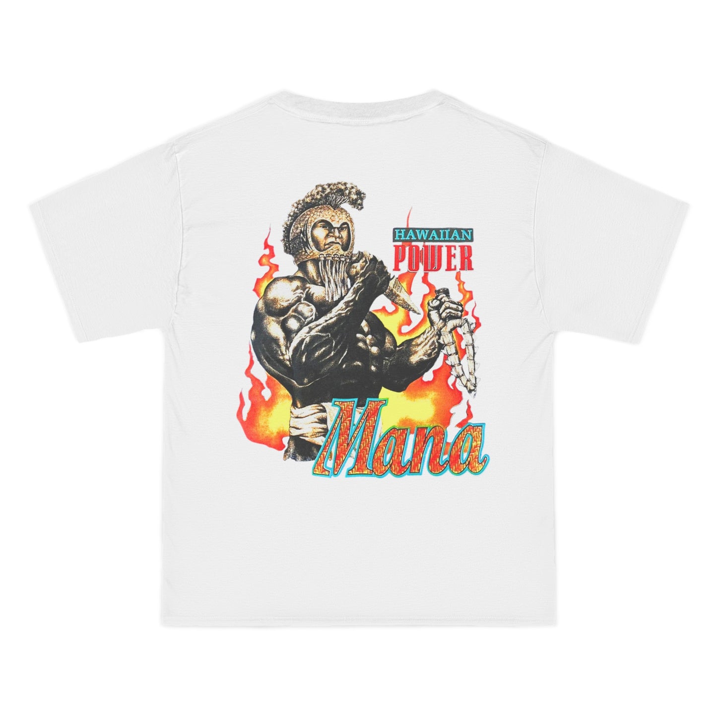 Hawaiian Strength Hawaiian Power Mana Vintage Design 90s New Print Beefy-T®  Short-Sleeve T-Shirt