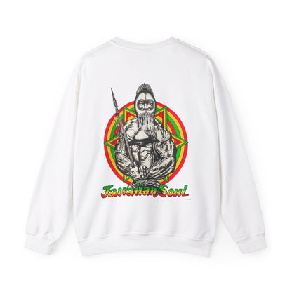 Jawaiian Strength Jawaiian Soul Vintage Design 90s New Print Unisex Heavy Blend™ Crewneck Sweatshirt