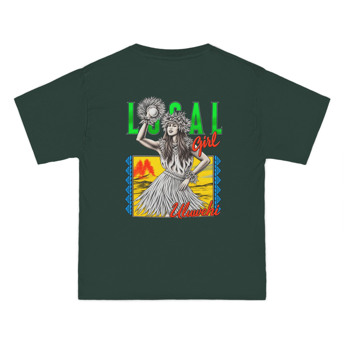 Hawaiian Strength Local Girl Uluwehi Beefy-T®  Short-Sleeve T-Shirt