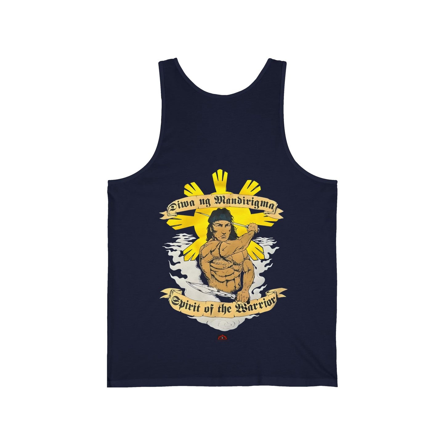 Filipino Strength Spirit of the Warrior Diwa ng Mandirigma Vintage Design 90s New Print Unisex Jersey Tank