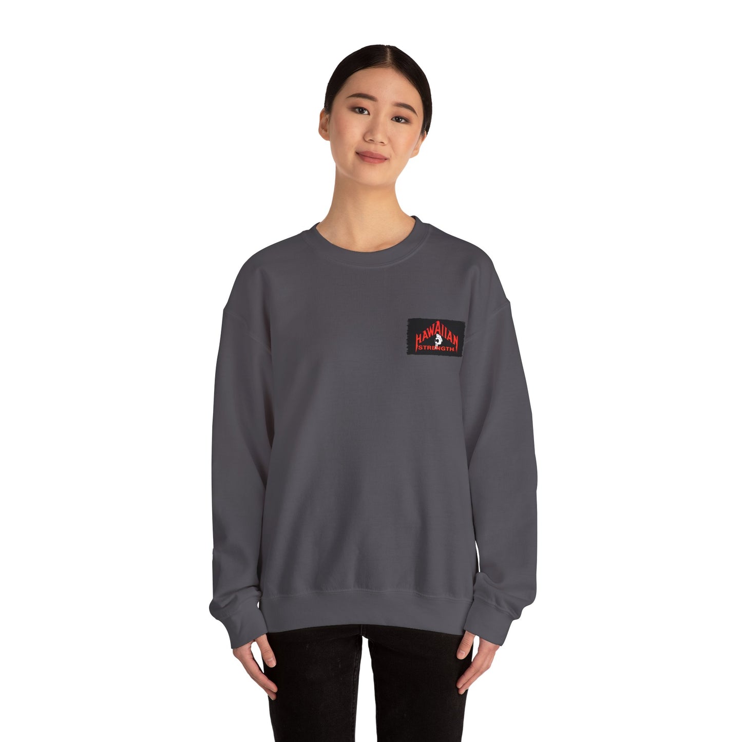 Hawaiian Strength Koa Akua Hawaii's Warrior Spirit Vintage Design 90s New Print Unisex Heavy Blend™ Crewneck Sweatshirt