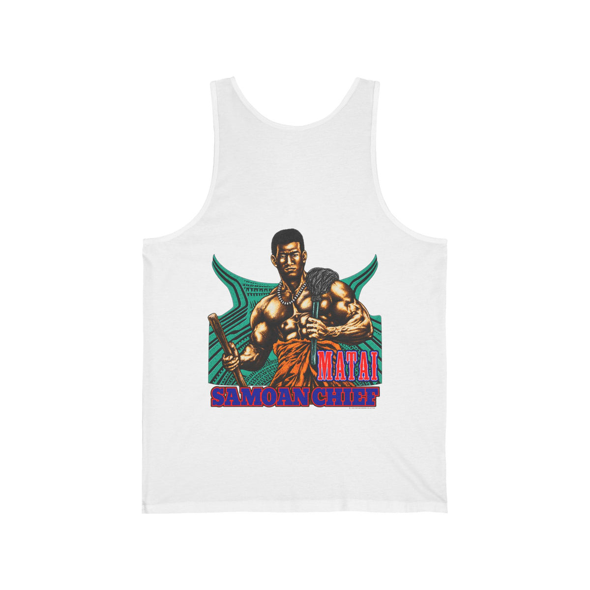 Samoan Strength Samoan Chief Matai Unisex Jersey Tank