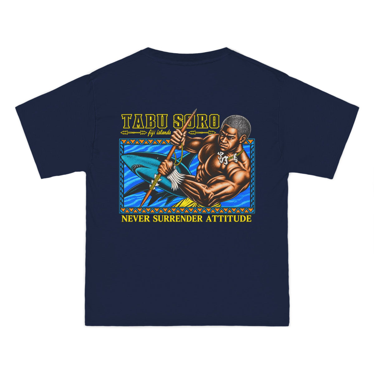 Local Strength Tabu Soro Fiji Islands Never Surrender Attitude Beefy-T®  Short-Sleeve T-Shirt