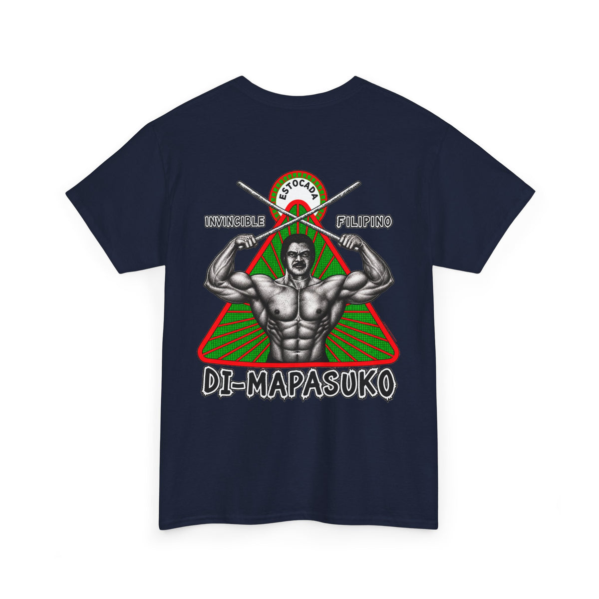 Filipino Strength Invincible Filipino Estocada Unisex Heavy Cotton Tee