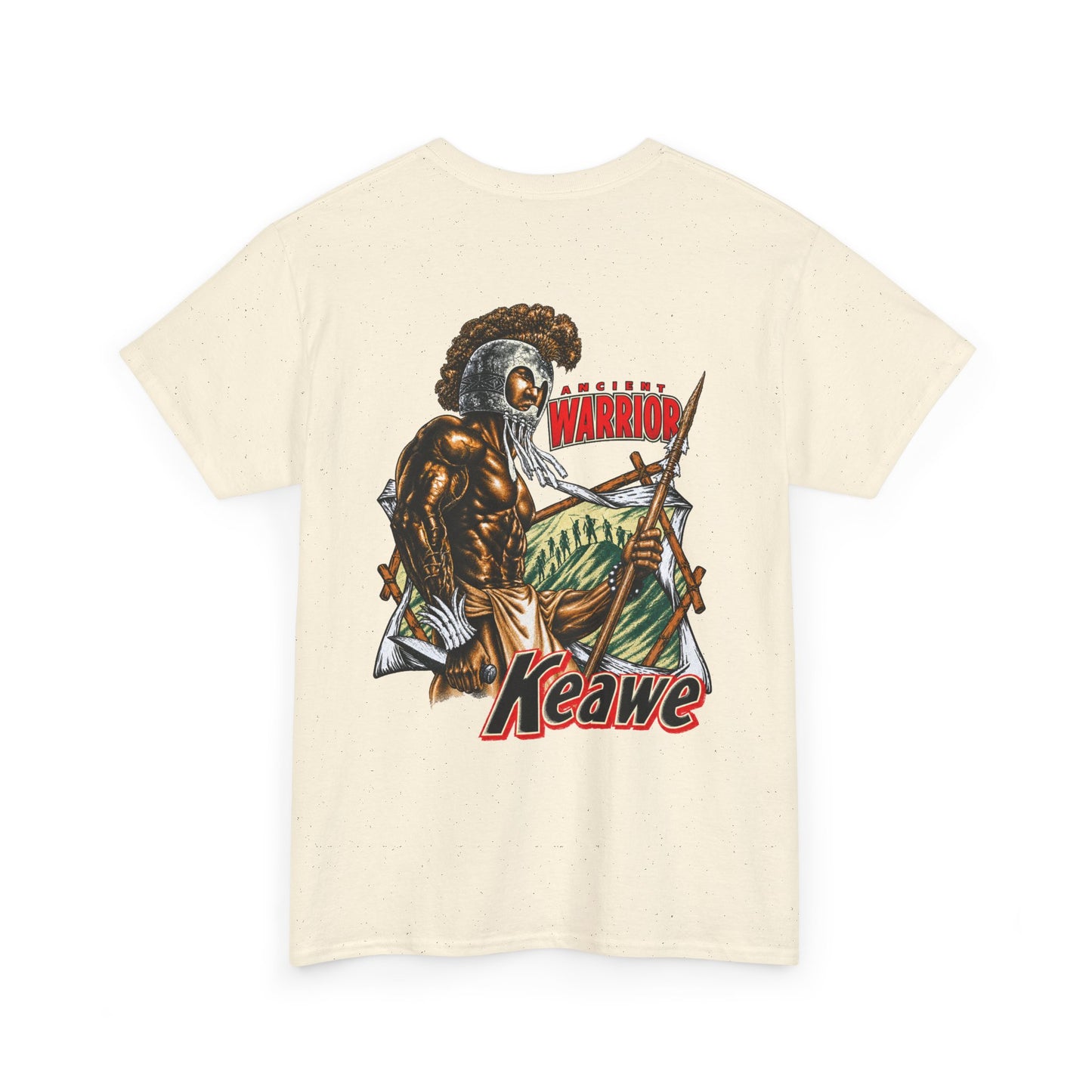 Hawaiian Strength Keawe Ancient Warrior Unisex Heavy Cotton Tee