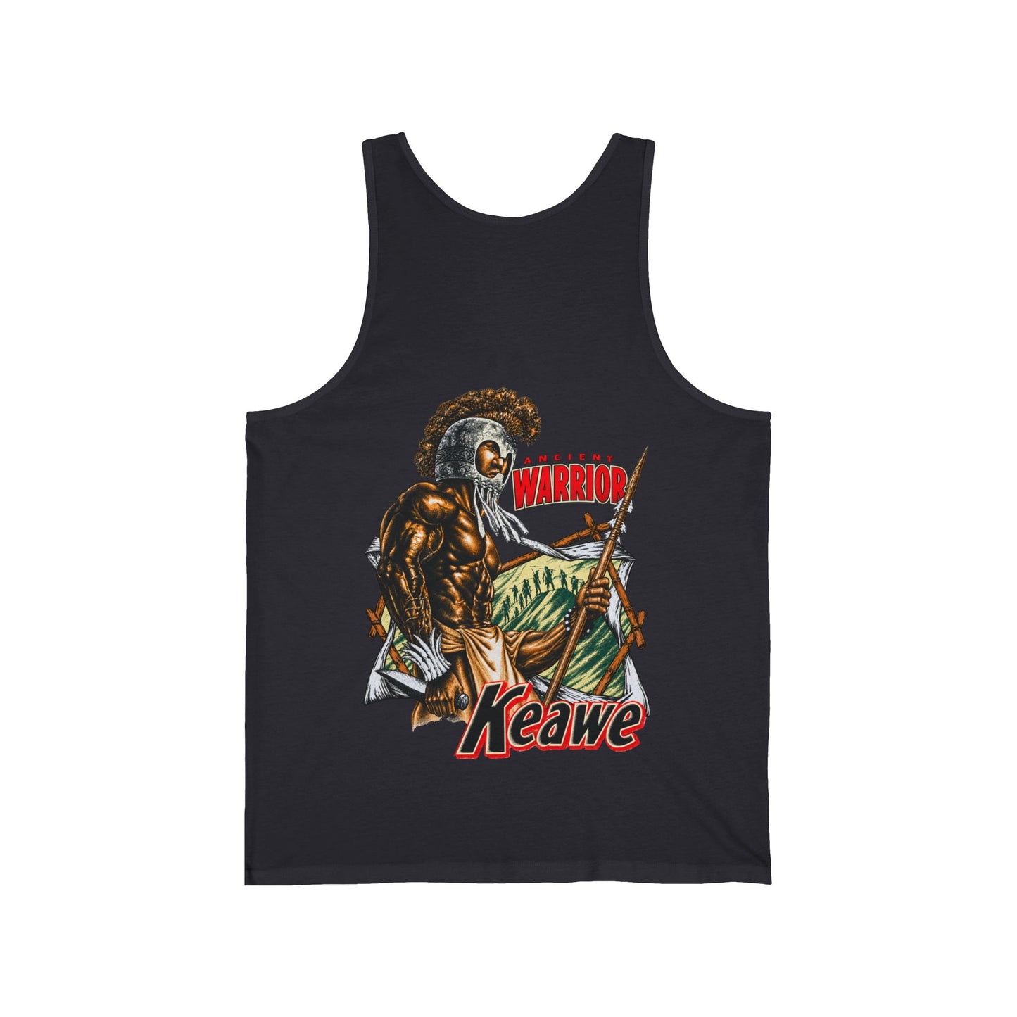 Hawaiian Strength Keawe Ancient Warrior Unisex Jersey Tank