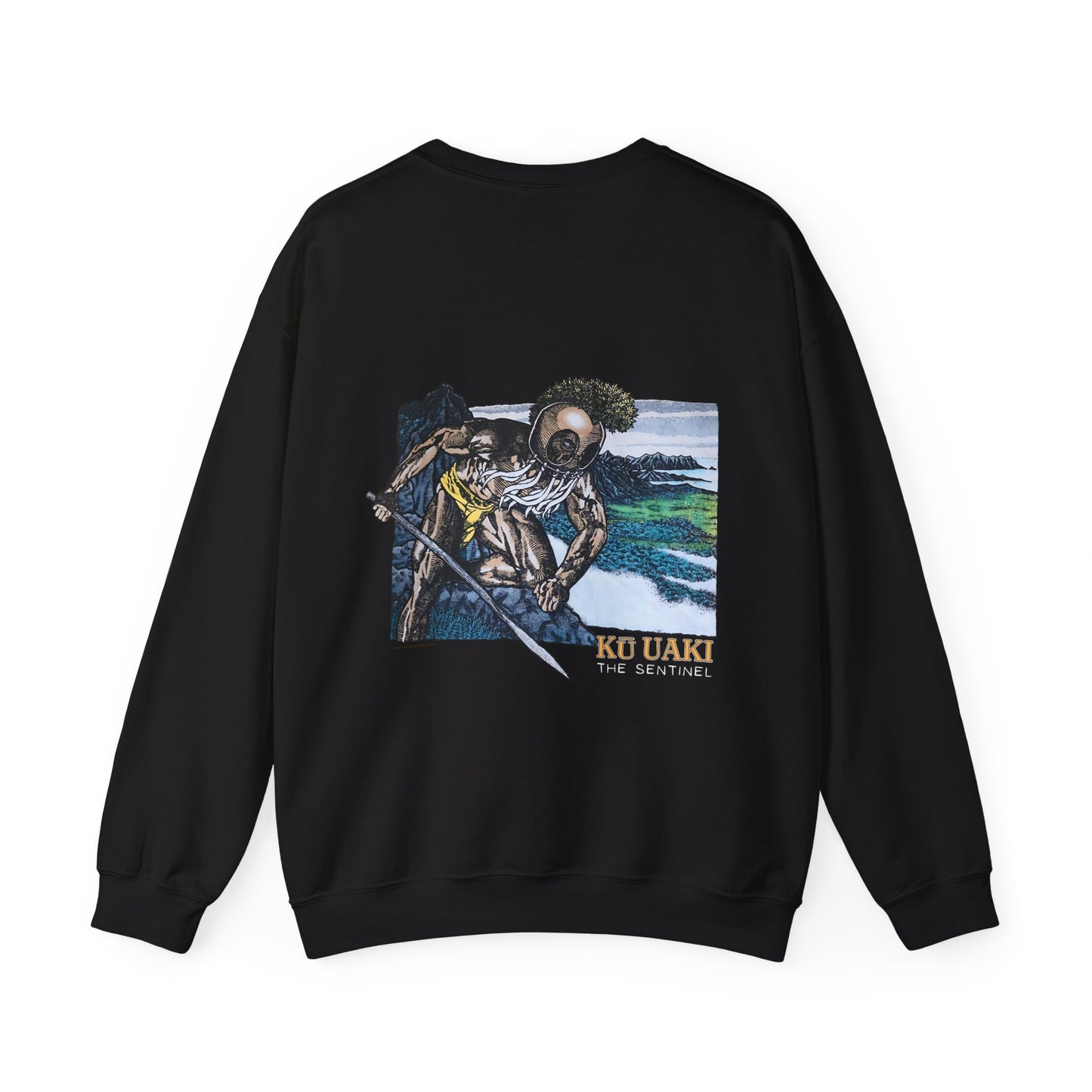 Hawaiian Strength Ku Uaki The Sentinel Unisex Heavy Blend™ Crewneck Sweatshirt