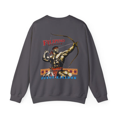 Filipino Strength Pinoy Kasador Filipino Strength Vintage Design 90s New Print Unisex Heavy Blend™ Crewneck Sweatshirt