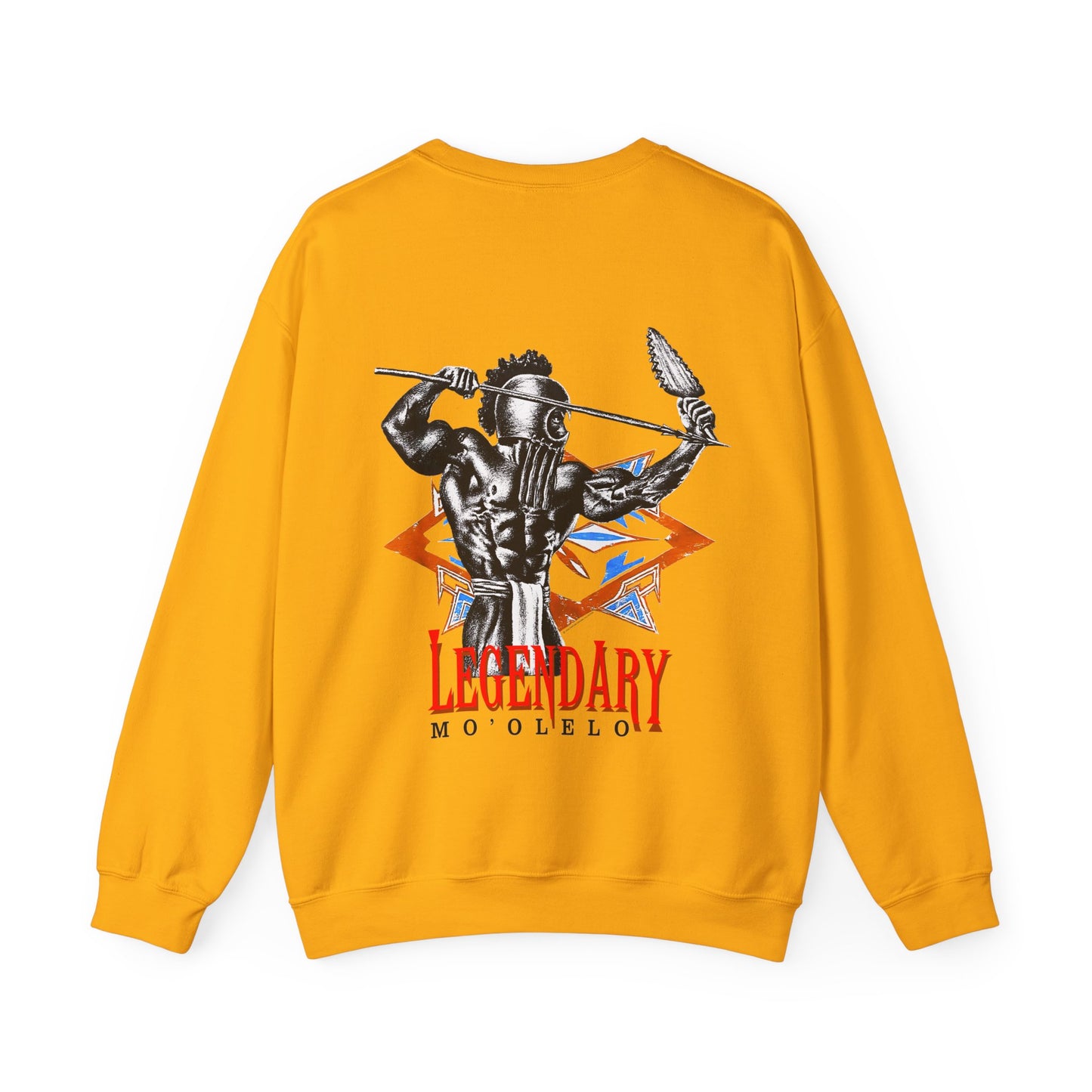 Hawaiian Strength Legendary Mo'olelo Vintage 90s Design New Print Unisex Heavy Blend™ Crewneck Sweatshirt