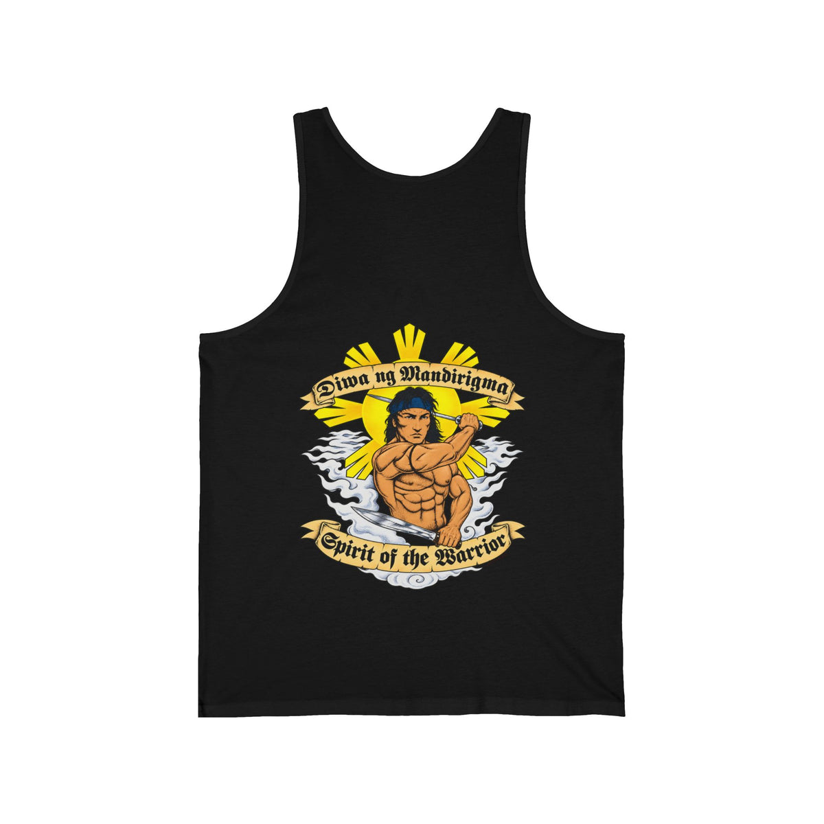 Filipino Strength Spirit of the Warrior Diwa ng Mandirigma Unisex Jersey Tank