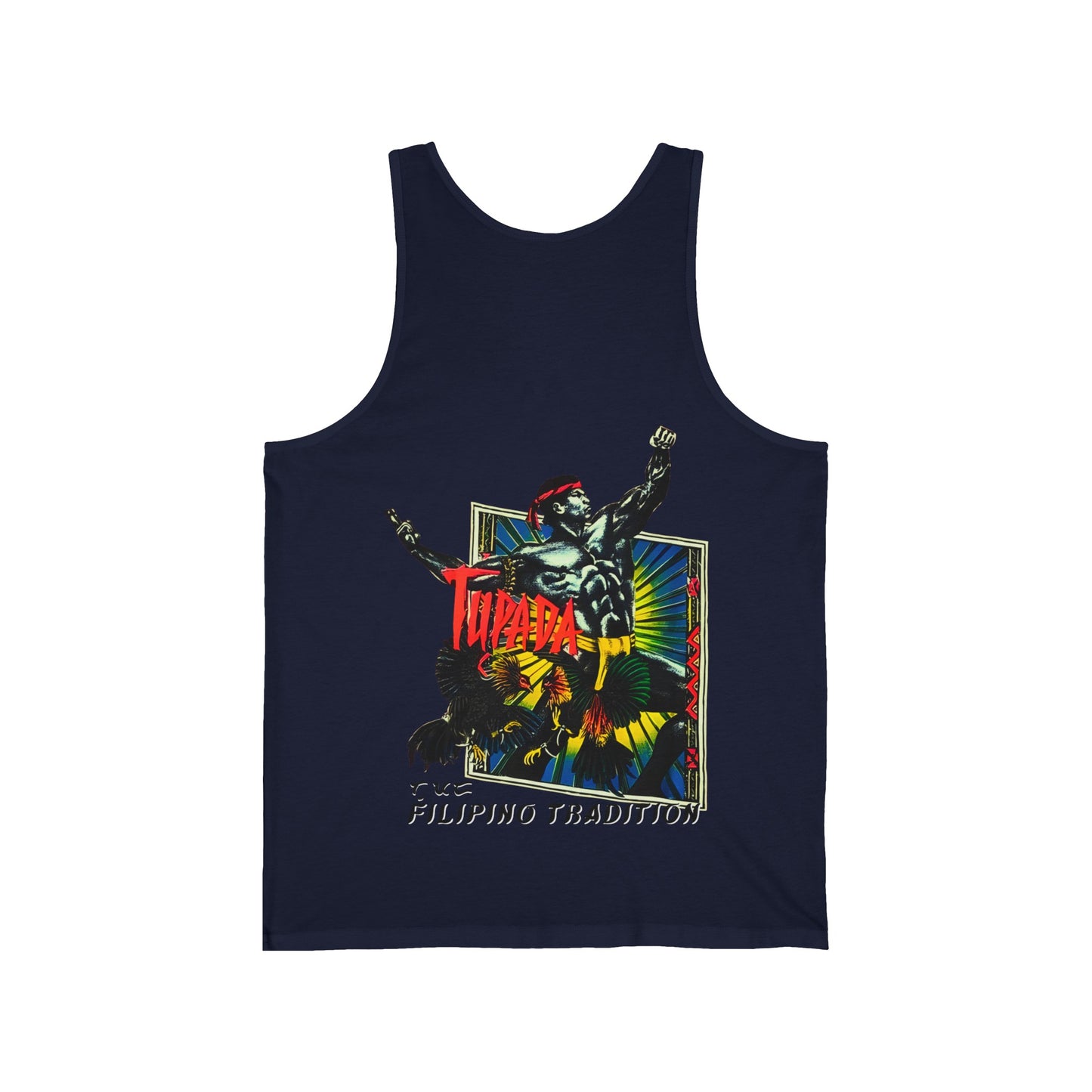 Filipino Strength Tupada Filipino Tradition Vintage Design 90s New Print Unisex Jersey Tank