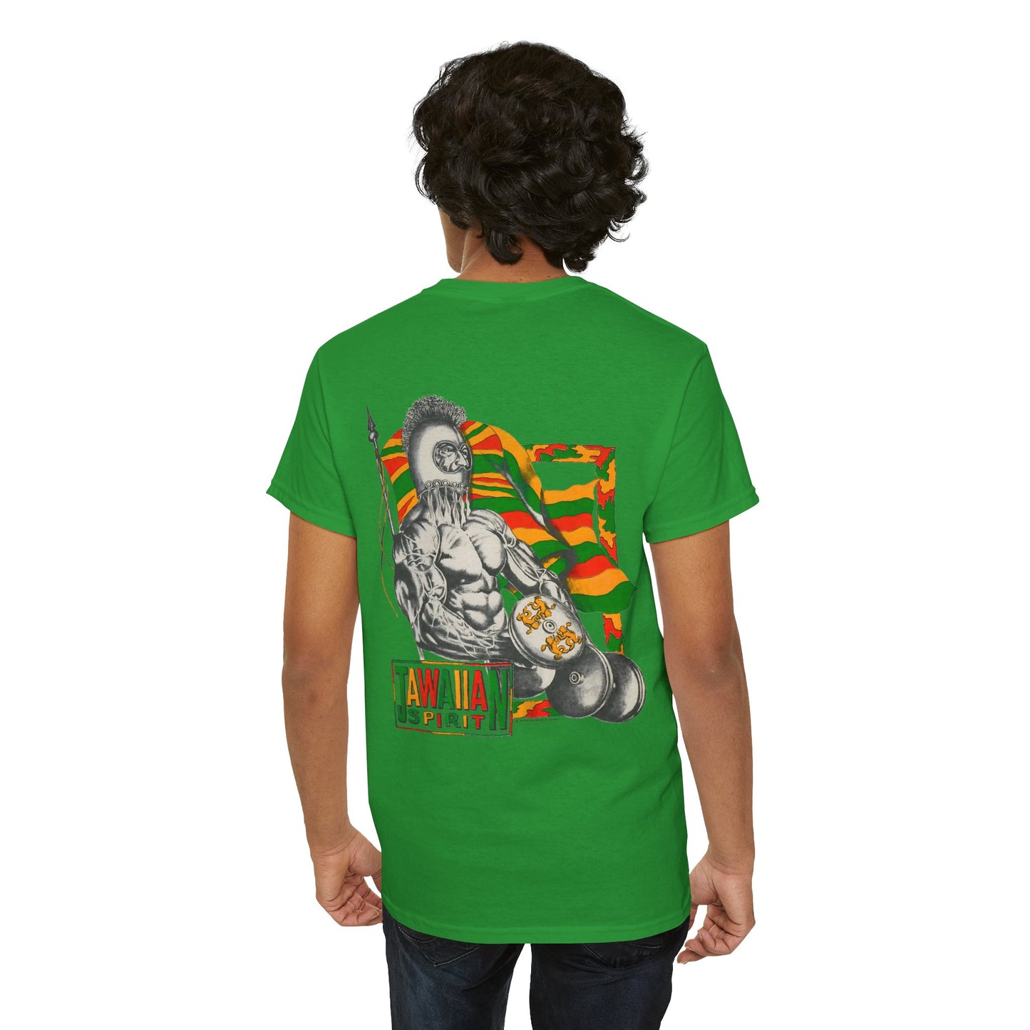 Jawaiian Strength Jawaiian Spirit Vintage Design 90s New Print Unisex Heavy Cotton Tee