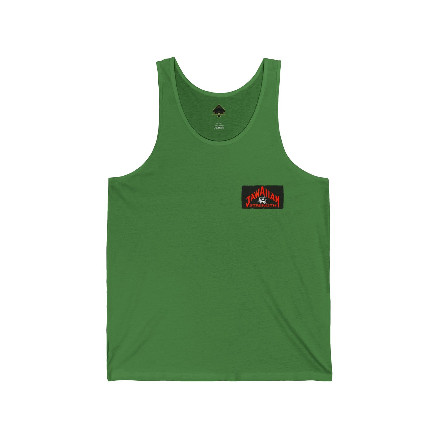 Jawaiian Strength Reggae Powerhouse Gym Vintage Design 90s New Print Unisex Jersey Tank