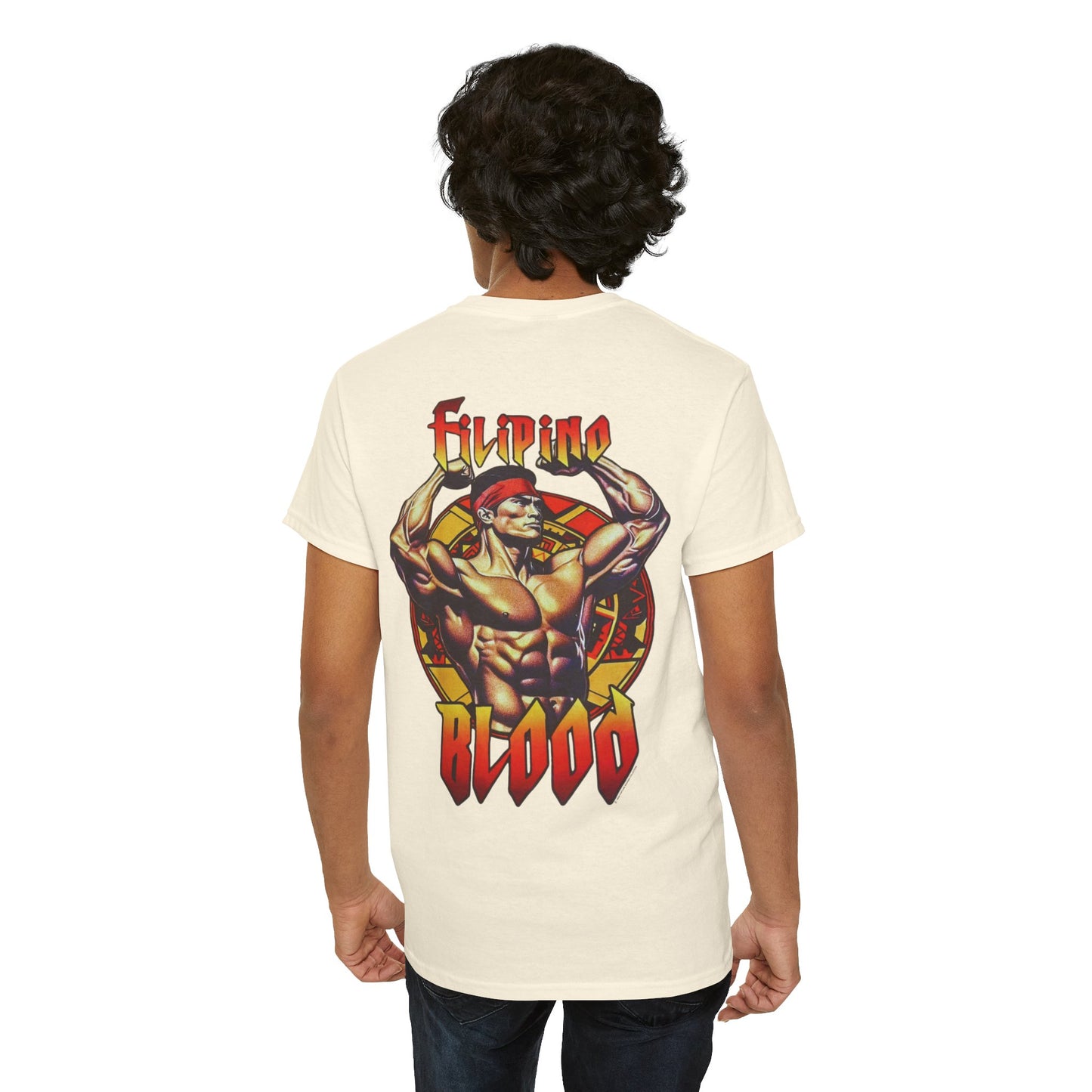 Filipino Strength Filipino Blood Vintage Design 90s New Print T-shirt Unisex Heavy Cotton Tee