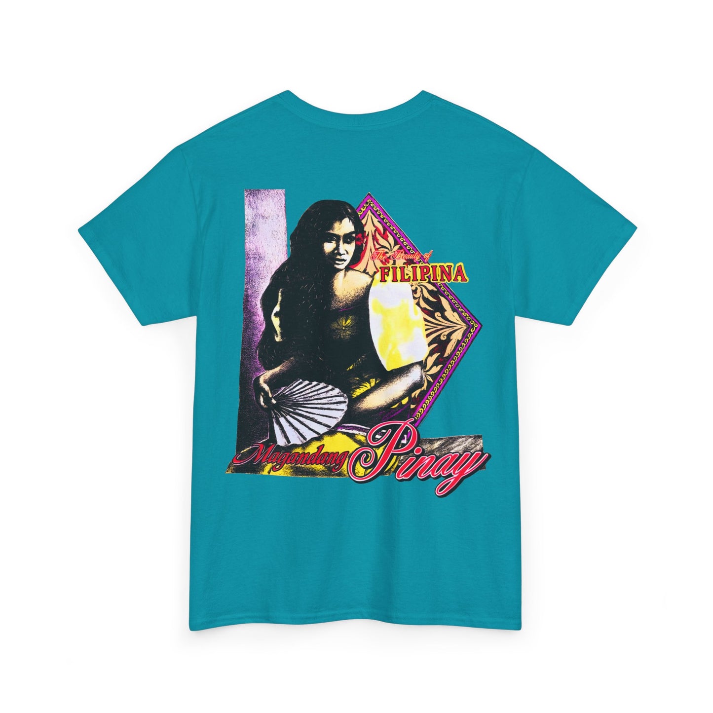 Filipino Strength The Beauty Of Filipina Magandang Pinay Vintage Design 90s New Print T-shirt Unisex Heavy Cotton Tee