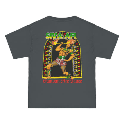 Samoan Strength Siva Afi Samoan Fire Dance Vintage Design 90s New Print Beefy-T®  Short-Sleeve T-Shirt