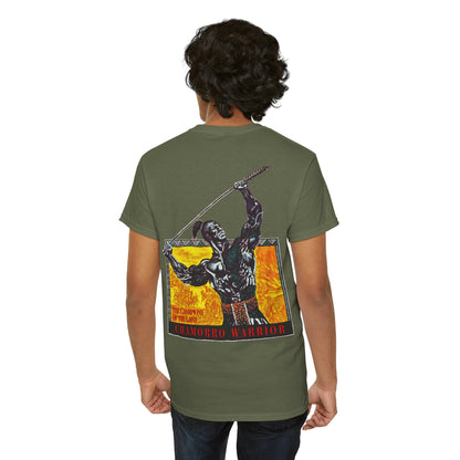 Chamorro Warrior Guam The Champions Of The Land Vintage Design 90s New Print Unisex Heavy Cotton Tee