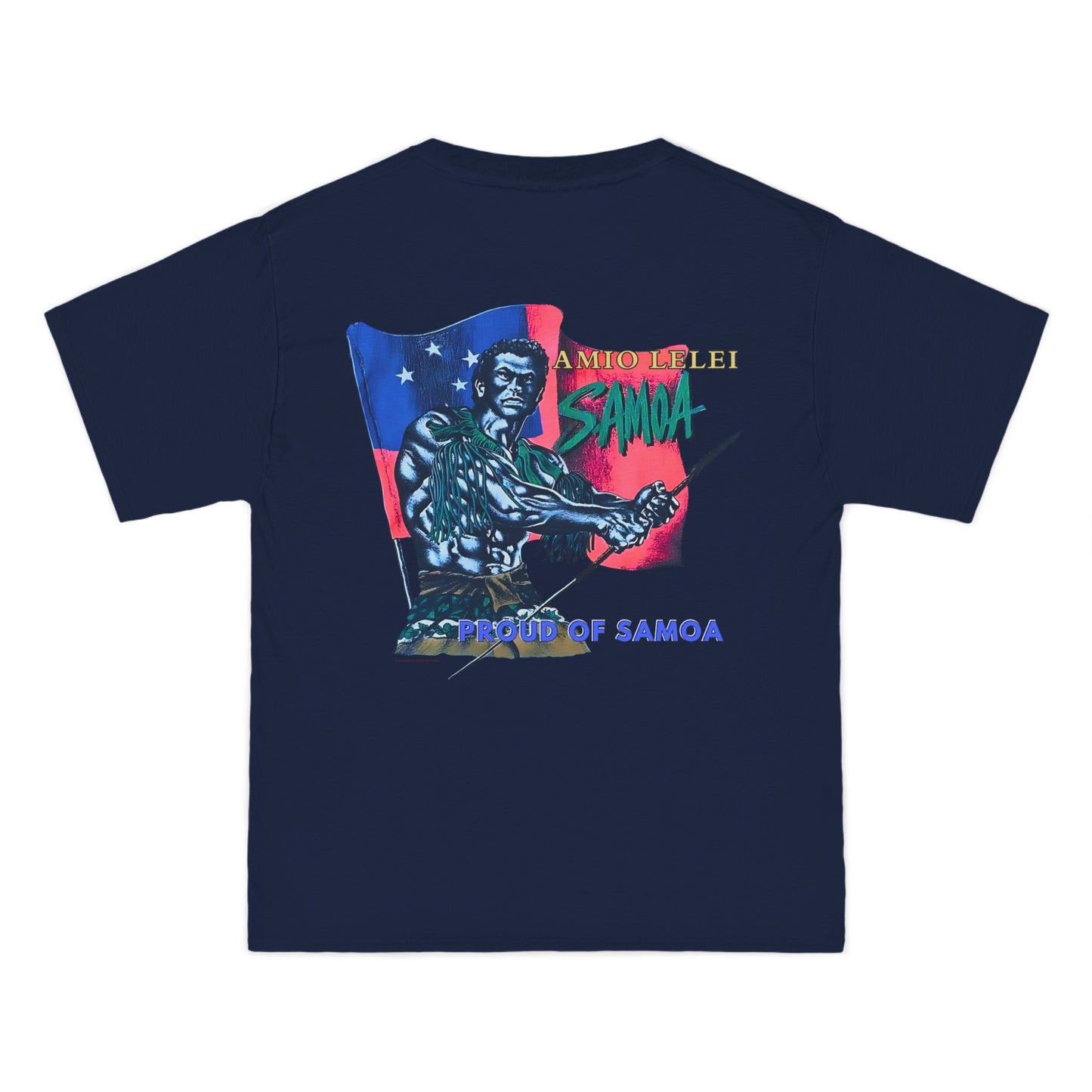 Samoan Strength Proud of Samoa Amio Lelei Vintage Design 90s New Print Beefy-T®  Short-Sleeve T-Shirt