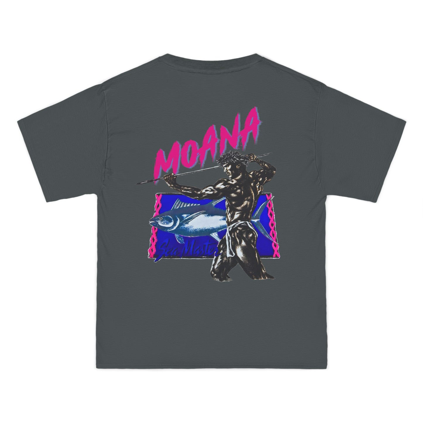 Hawaiian Strength Moana Sea Master Vintage Design 90s New Print Beefy-T®  Short-Sleeve T-Shirt