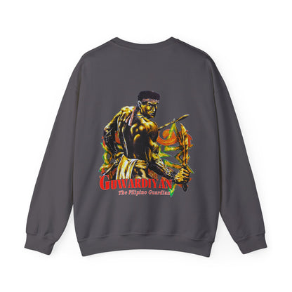 Filipino Strength The Filipino Guardian Guwardiyan Vintage Design 90s New Print Unisex Heavy Blend™ Crewneck Sweatshirt