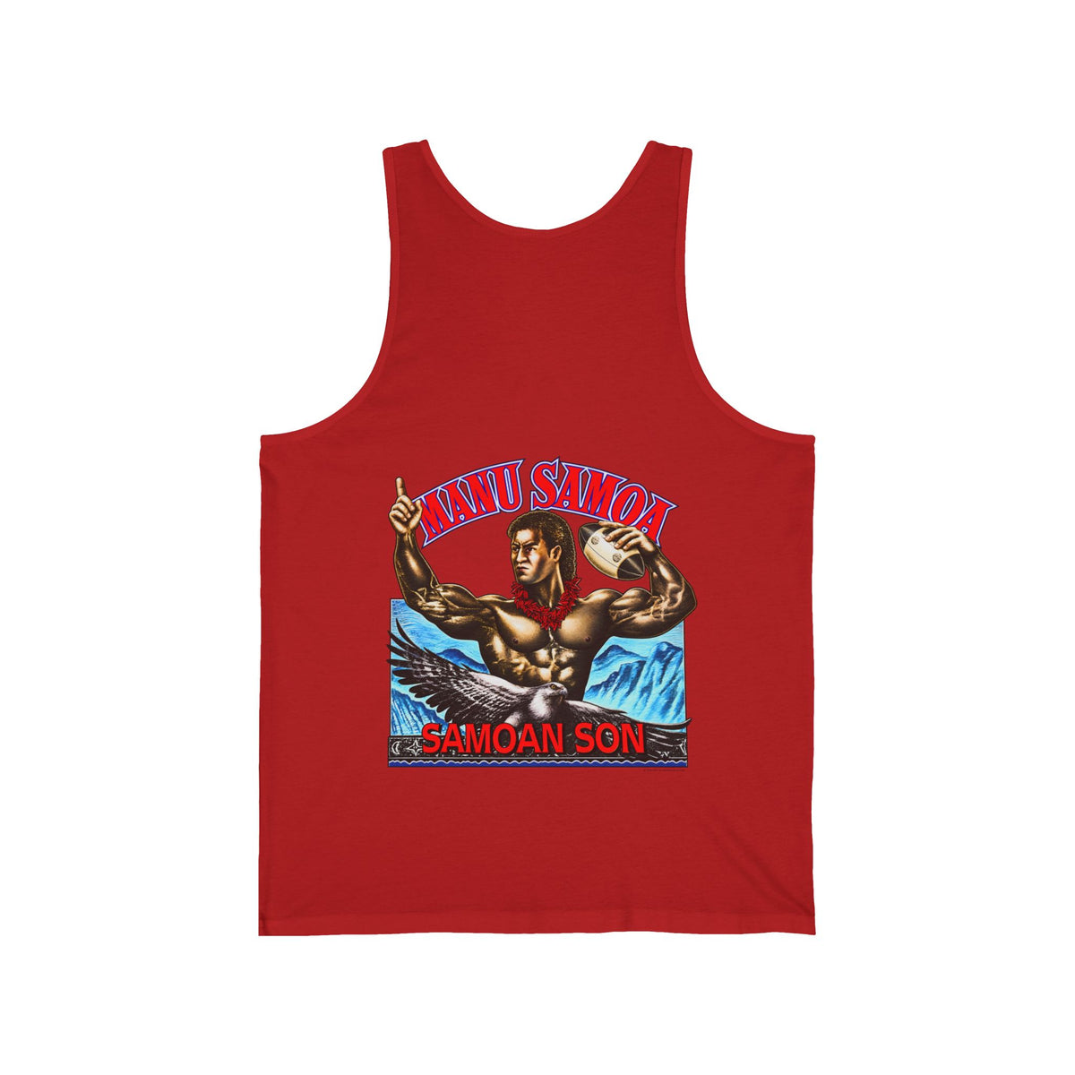 Samoan Strength Manu Samoa Samoan Son Unisex Jersey Tank