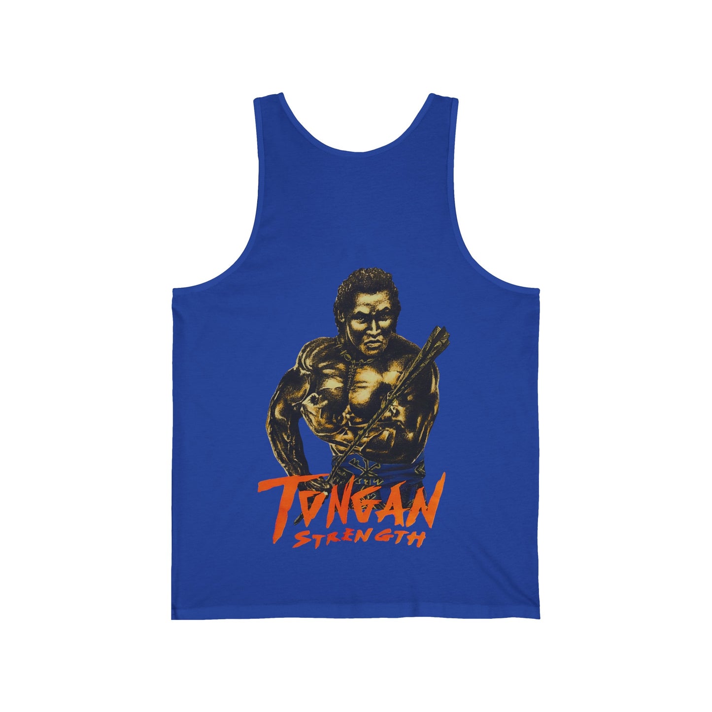 Local Strength Tongan Strength Vintage Design 90s New Print Unisex Jersey Tank