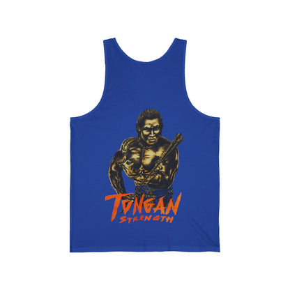 Local Strength Tongan Strength Vintage Design 90s New Print Unisex Jersey Tank