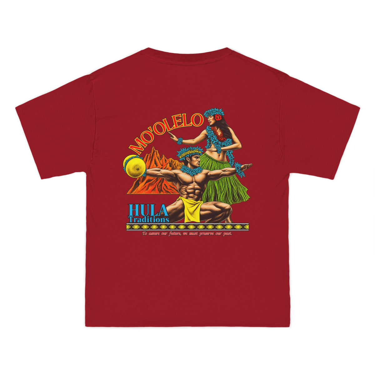 Hawaiian Strength Mo'olelo Hula Traditions Beefy-T®  Short-Sleeve T-Shirt