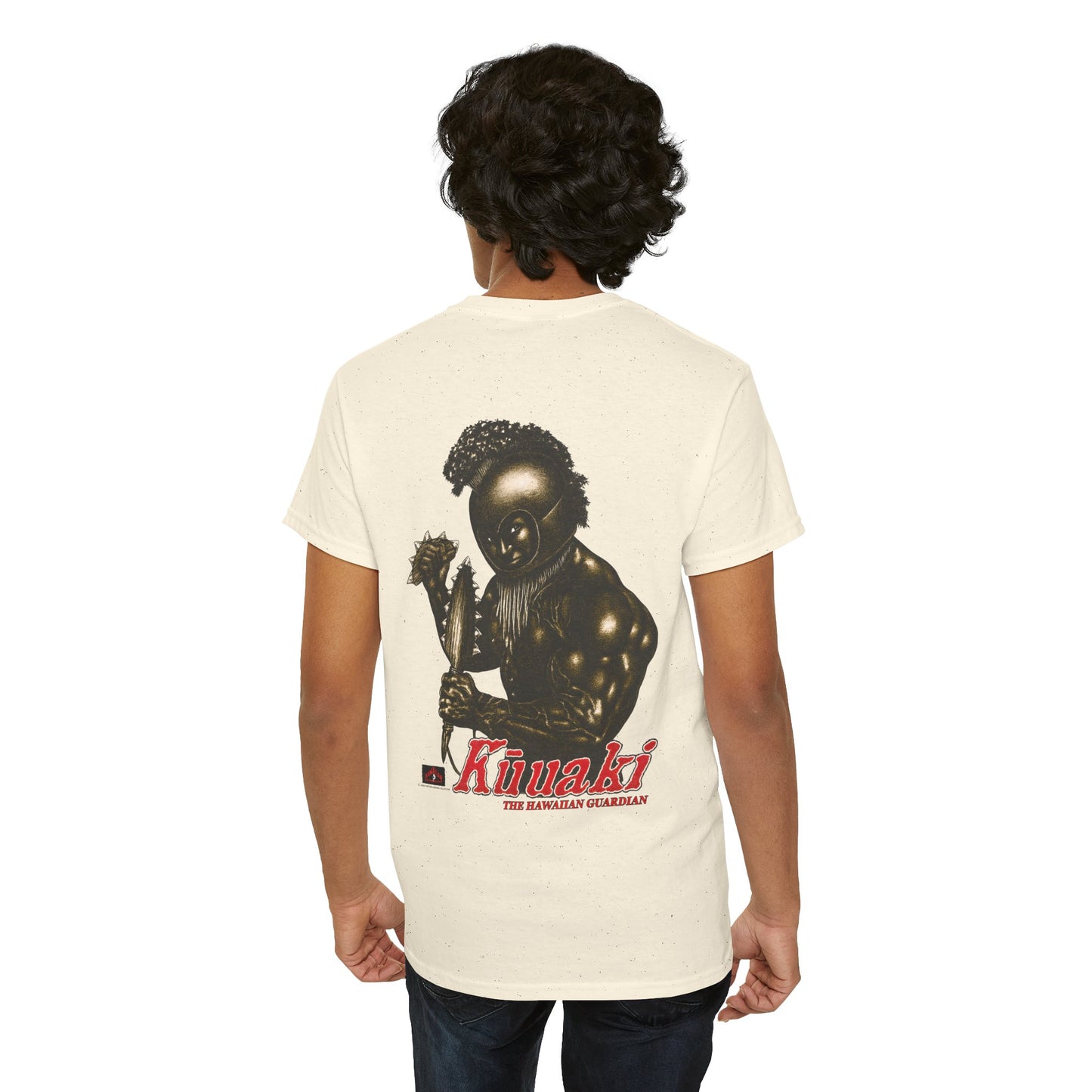 Hawaiian Strength Kῡuaki The Hawaiian Guardian Vintage Design 90s New Print Unisex Heavy Cotton Tee