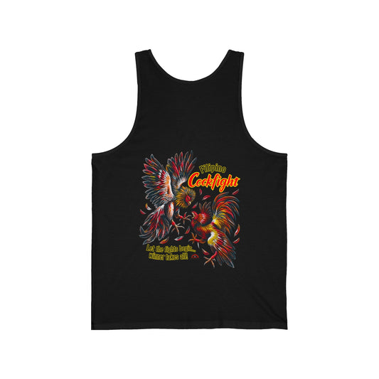 Filipino Strength Filipino Cockfight Unisex Jersey Tank