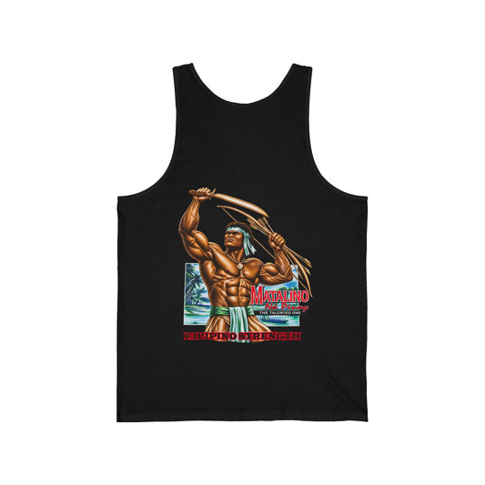 Filipino Strength Matalino Na Pinoy The Talented One Unisex Jersey Tank