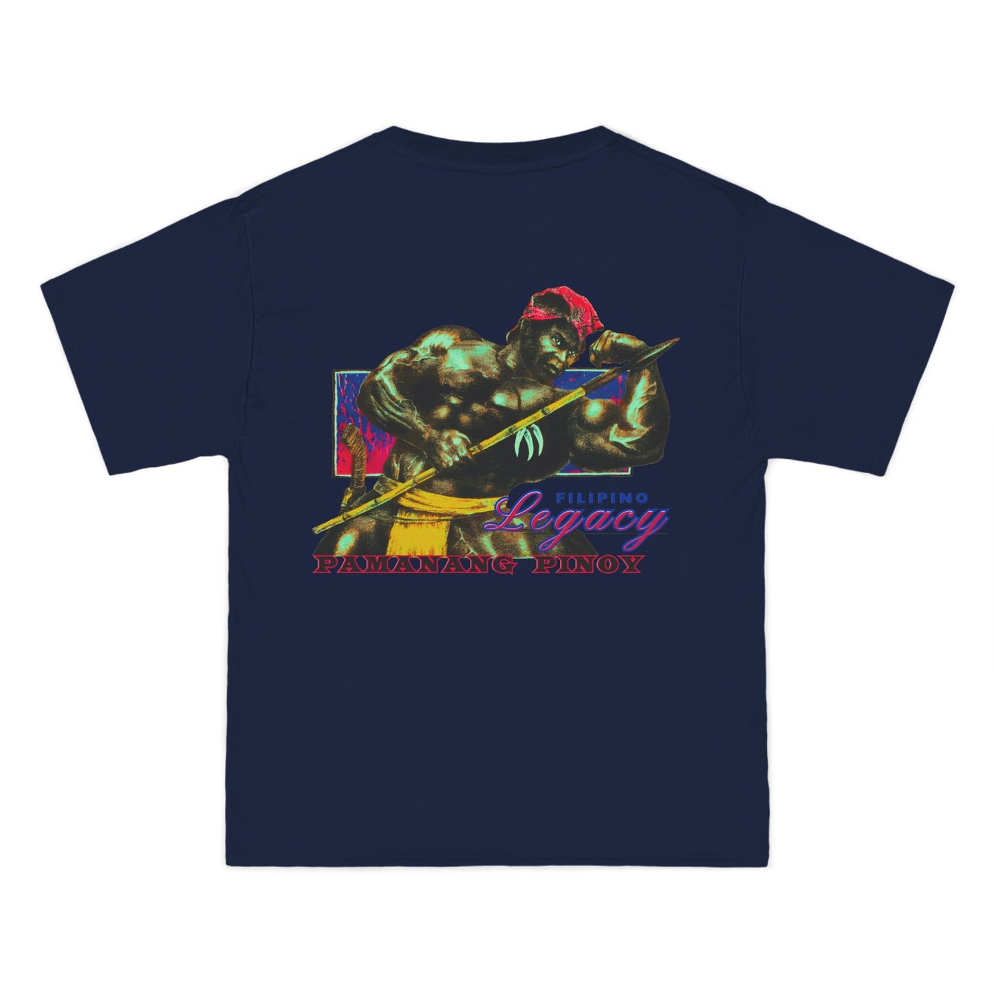 Filipino Strength Filipino Legacy Pamanang Pinoy Vintage Design 90s New Print Beefy-T®  Short-Sleeve T-Shirt